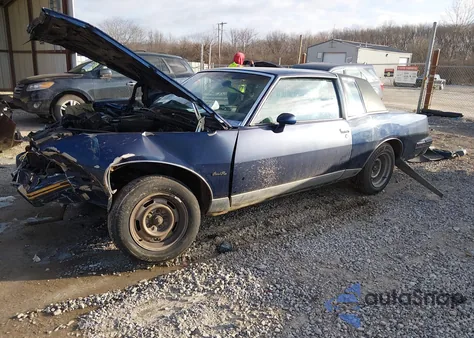 1981 Pontiac Grand Prix z USA, uszkodzony, nr VIN 1G2AJ37AXBP540598